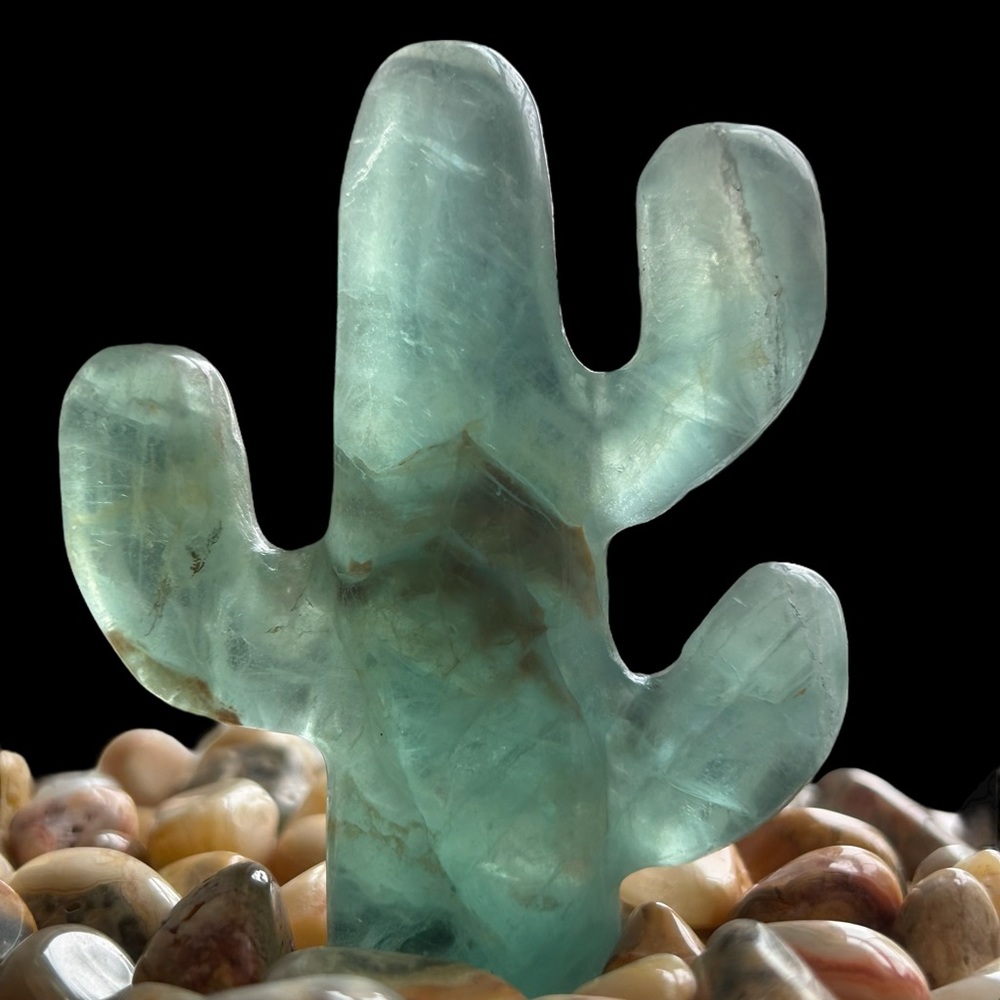Green Fluorite Cactus - Picture 4 of 9